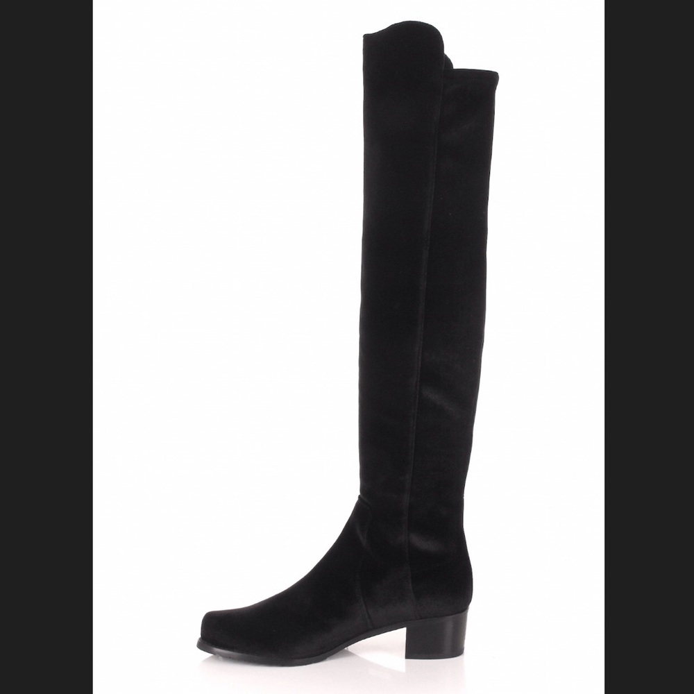 Stuart Weitzman Reserve Velvet Boots